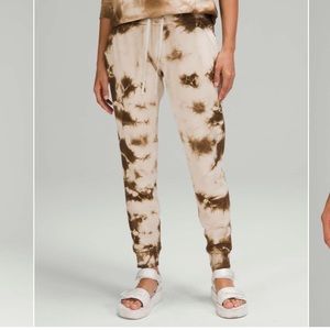NWT Lululemon Athletica Warm Down Jogger *Earth Dye Earth Dye Sand 4